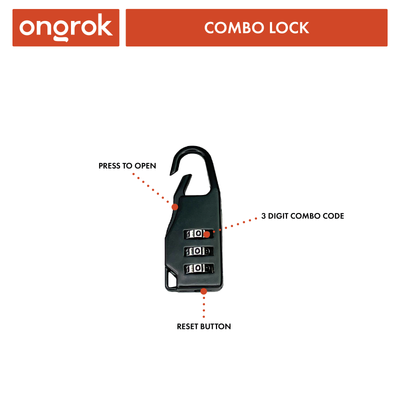 Ongrok Carbon-lined Wallets with Combination Lock V 2.0 | 3" Sizes (Small, Medium, Large) - Headshop.com