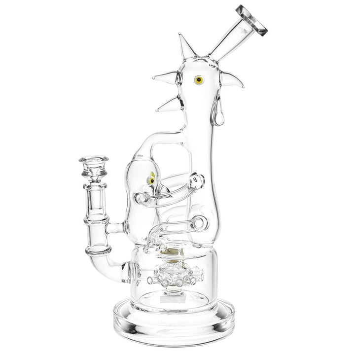 Lookah Glass Chicken Recycler Water Pipe | 12.25" | 14mm F - Headshop.com