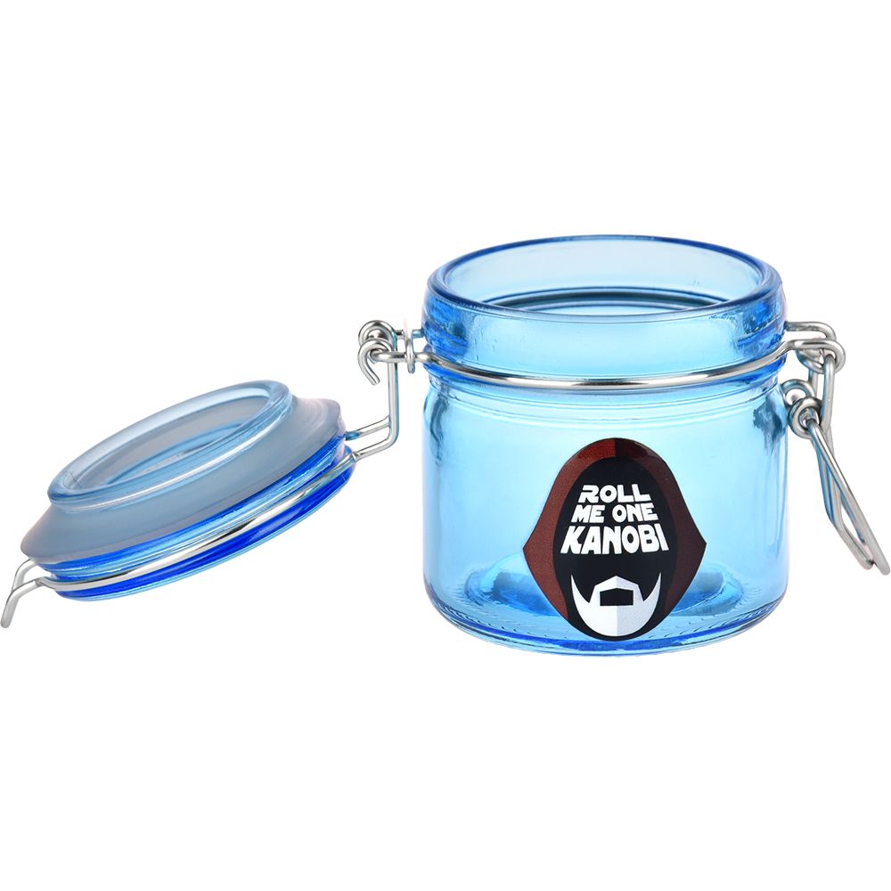 Dank Tank Roll Me One Kenobi Glass Storage Jar - 2.75" x 2.4" - Headshop.com