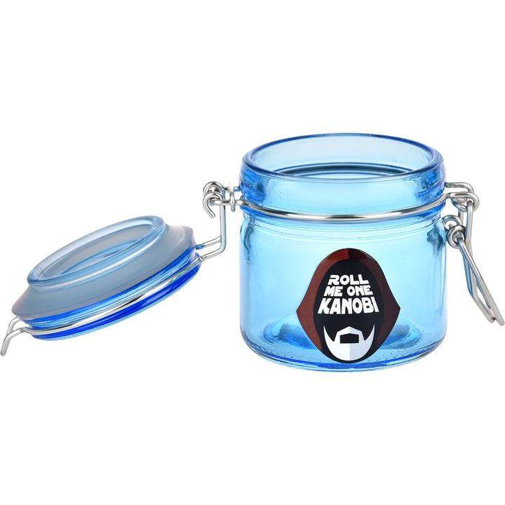 Dank Tank Roll Me One Kenobi Glass Storage Jar - 2.75" x 2.4" - Headshop.com