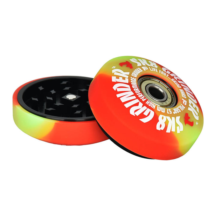 Pulsar SK8 Grinder | 3pc | 2.2"| Swirl Colors | 6pc Display - Headshop.com