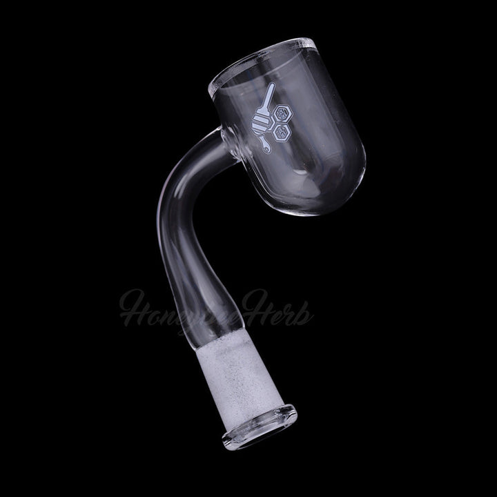 Honey Bevel Bowl Quartz Banger - 90° Degree | YL - Headshop.com