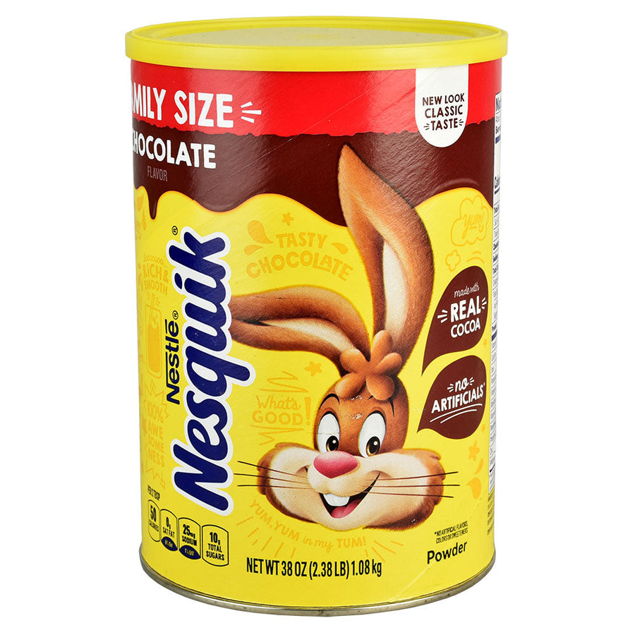 Nesquick Flavored Milk Drink Mix Diversion Stash Safe XL - 38oz Can - Headshop.com