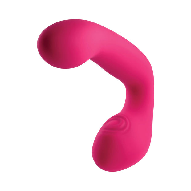 Evolved Buck Wild Rechargeable Silicone Dual Stimulator Pink - Headshop.com