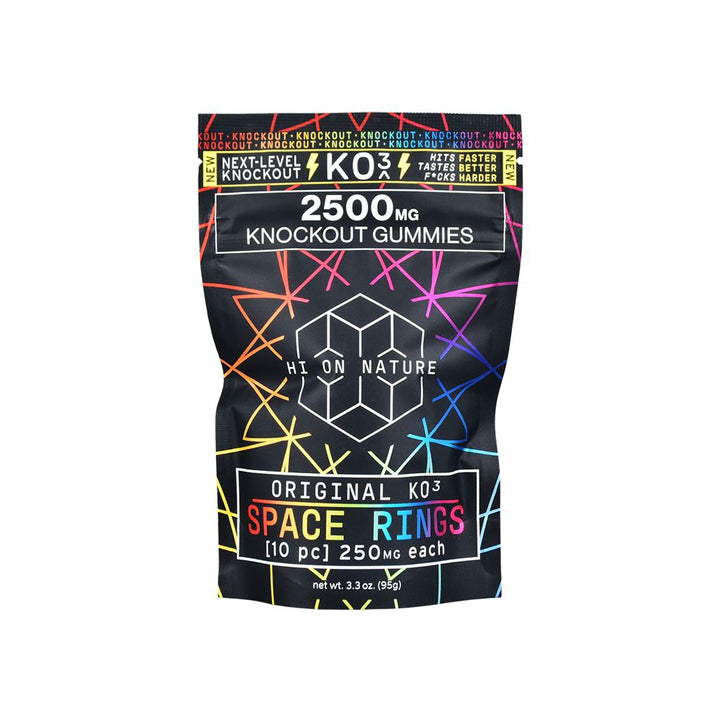 Hi On Nature Space Rings KO3 Blend Gummies - 2500MG / 10pc - Headshop.com