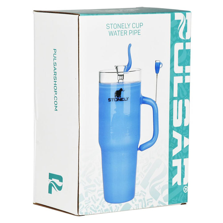 Pulsar Stonely Cup Glass Water Pipe | 8.5" | 14mm F - Headshop.com