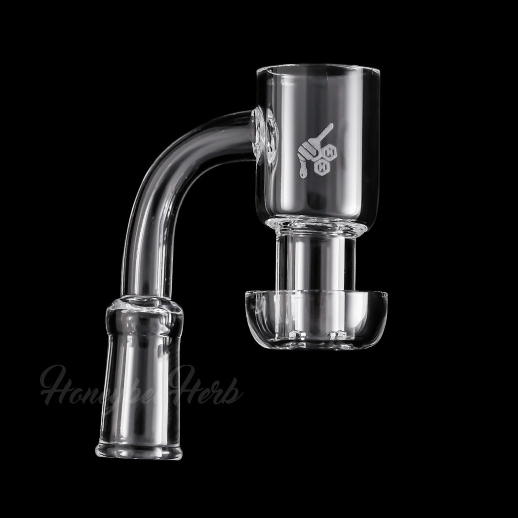 HONEYSUCKLE QUARTZ BANGER - 90° DEGREE | YL - Headshop.com