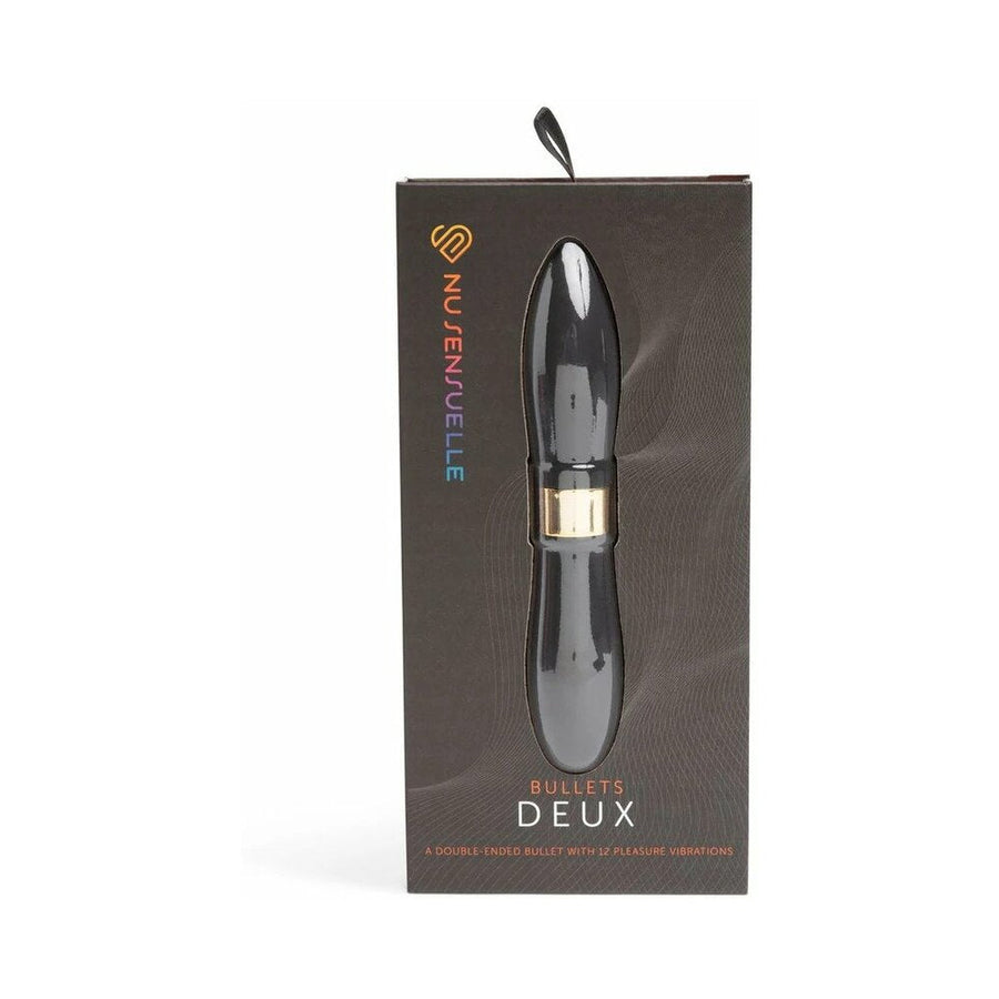Nu Sensuelle Double-Ended Deux Bullet Black - Headshop.com