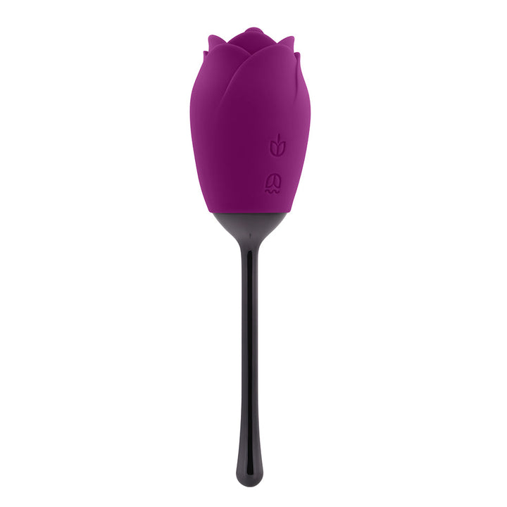 Playboy Petal Rechargeable Silicone Tongue Flicking Vibrator Wild Aster - Headshop.com