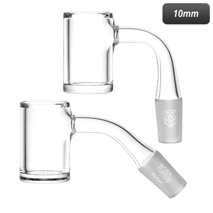 Bear Quartz V2 Flat 25MM Banger | 10mm M - Headshop.com