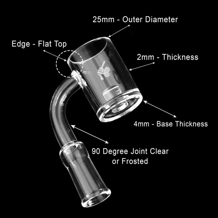 CORE REACTOR QUARTZ BANGER - 90° DEGREE | YL - Headshop.com