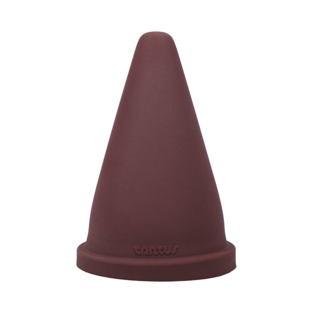 Tantus Cone Squat Firm Dildo Garnet (Box) - Headshop.com