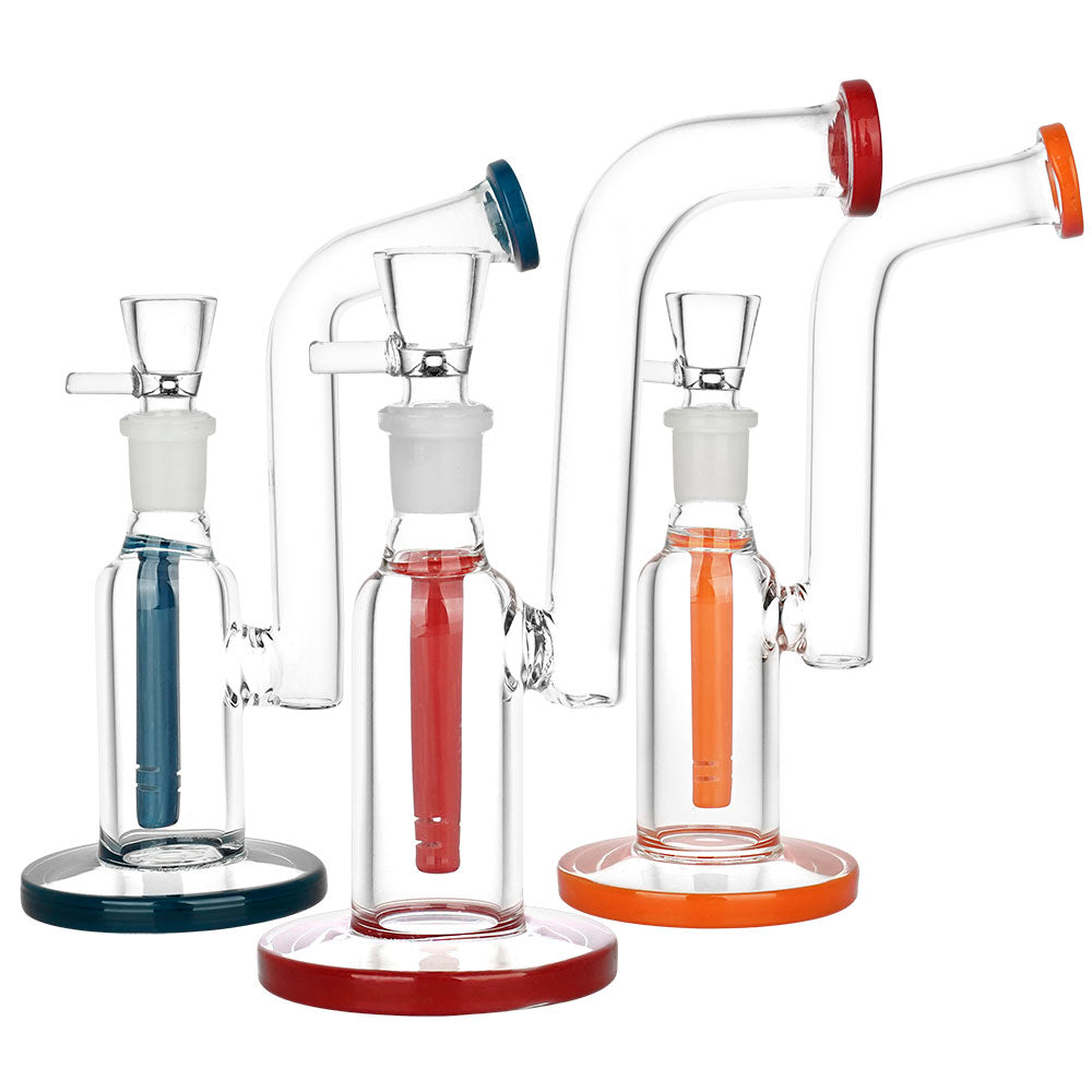 Test Tube Bent Neck Water Pipe - 6" / 14mm F / Colors Vary - Headshop.com