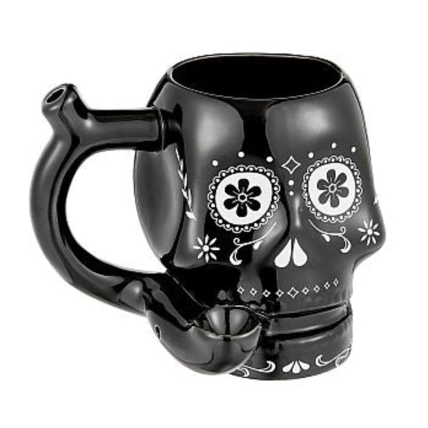 BLACK SKULL PREMIUM ROAST & TOAST PIPE MUG