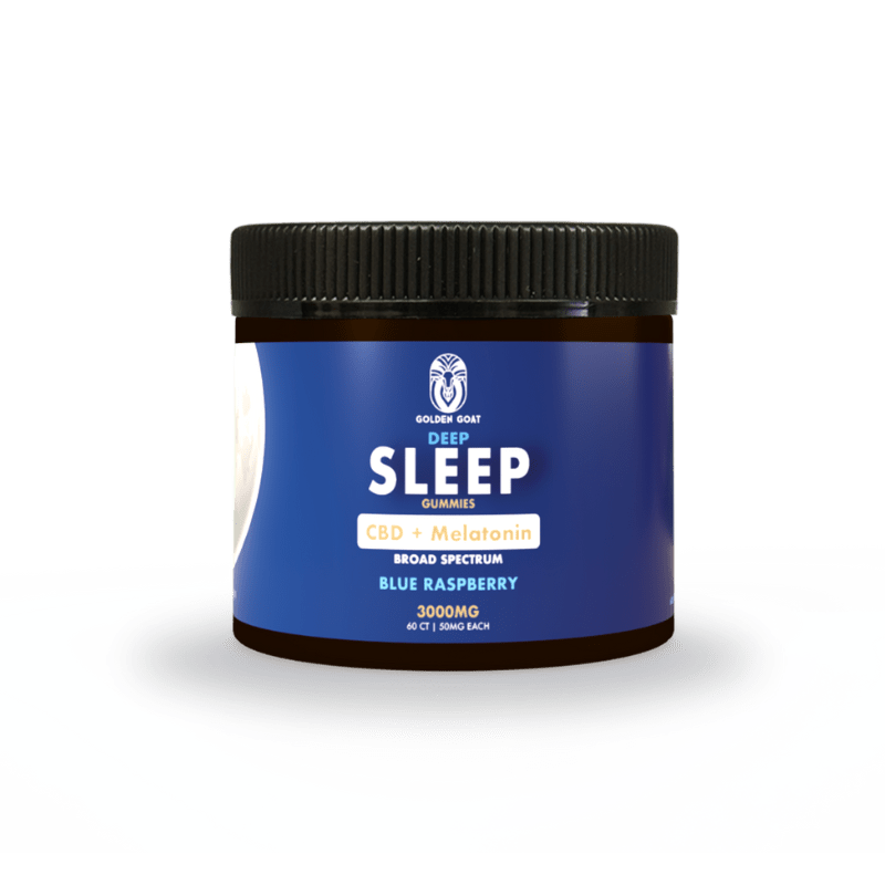 Deep Sleep CBD & Melatonin Infused Gummies - Blue Raspberry 3000MG