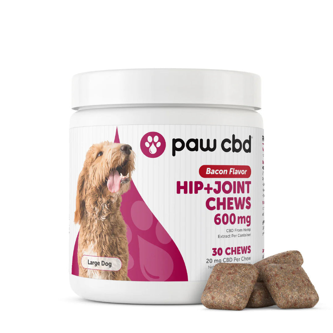 CBD Hip and Joint Dog Soft Chews For Enhanced Mobility  - 600MG, 30ct - Headshop.com