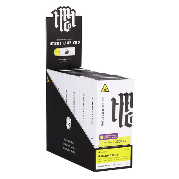 Modern Herb Co Live Uncut CBD Pod Starter Kit | 1g | 6ct Display