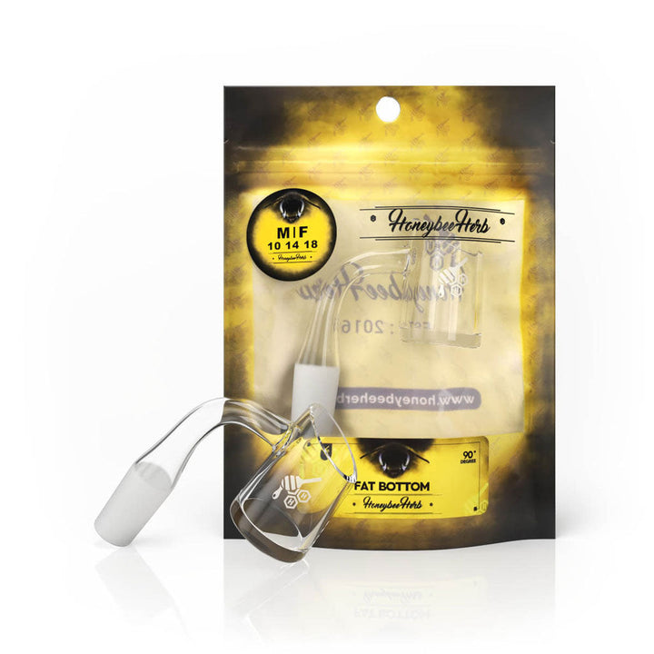 FAT BOTTOM QUARTZ BANGER - 90° DEGREE | YL - Headshop.com
