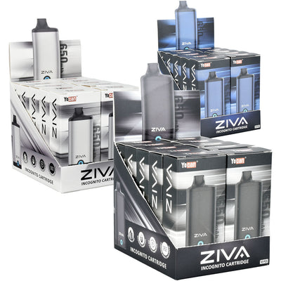 Yocan Ziva VV Auto-Draw 510 Battery | 650mAh | 10pc Display - Headshop.com