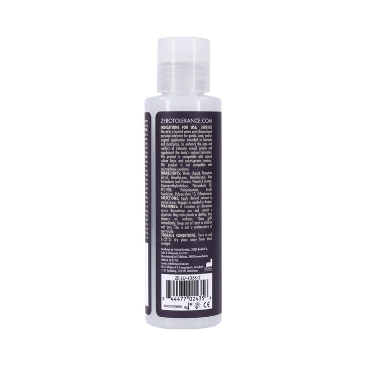 Zero Tolerance Drenched Glazed Hybrid Lubricant 4 oz. - Headshop.com