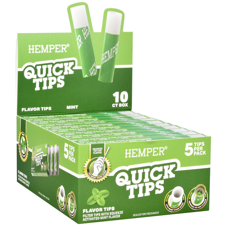 Hemper Quick Tips - 5pk - 10PC DISPLAY - Headshop.com