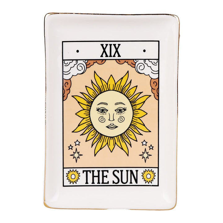 Tarot Card Ceramic Trinket Dish | 6.6"x4.5" - Headshop.com