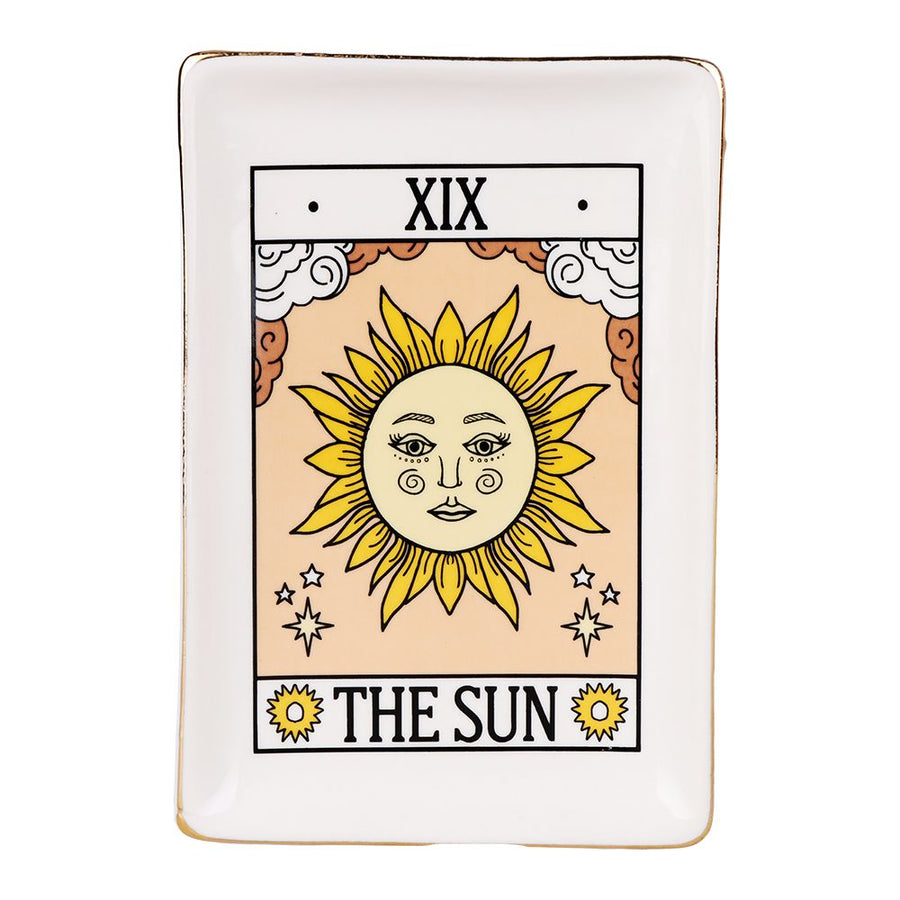 Tarot Card Ceramic Trinket Dish | 6.6"x4.5" - Headshop.com