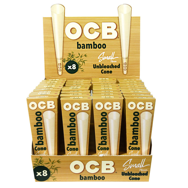 OCB Bamboo Unbleached Cones - Headshop.com