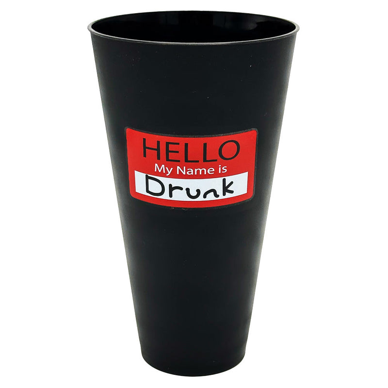 Hello My Name Is Drunk Jumbo Cup - 42oz - Headshop.com