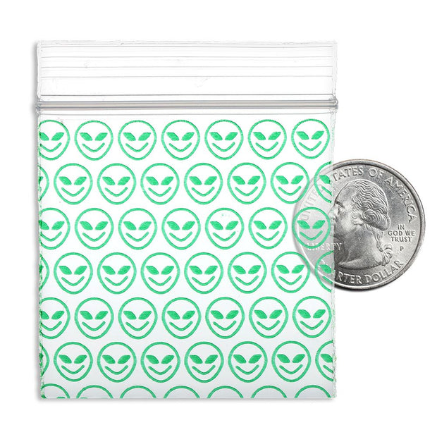 Designer Recloseable Zip Top Plastic Bags | 1000ct Bundle - Headshop.com