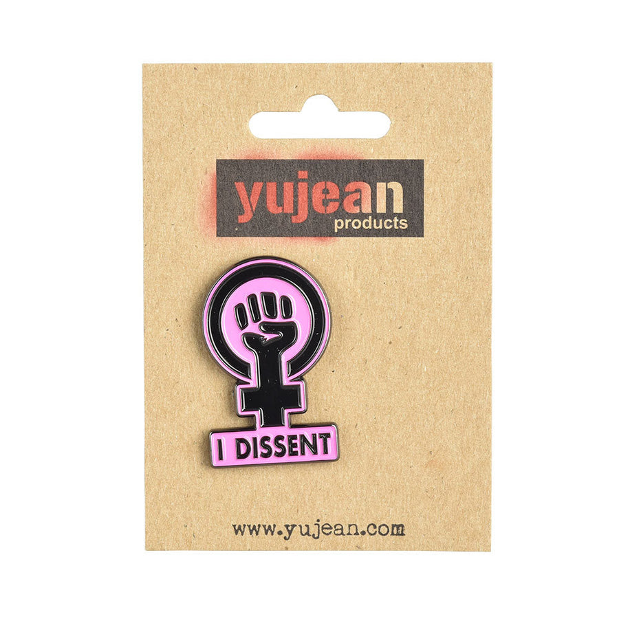 I Dissent Enamel Pin - 1.5"x0.9" - Headshop.com