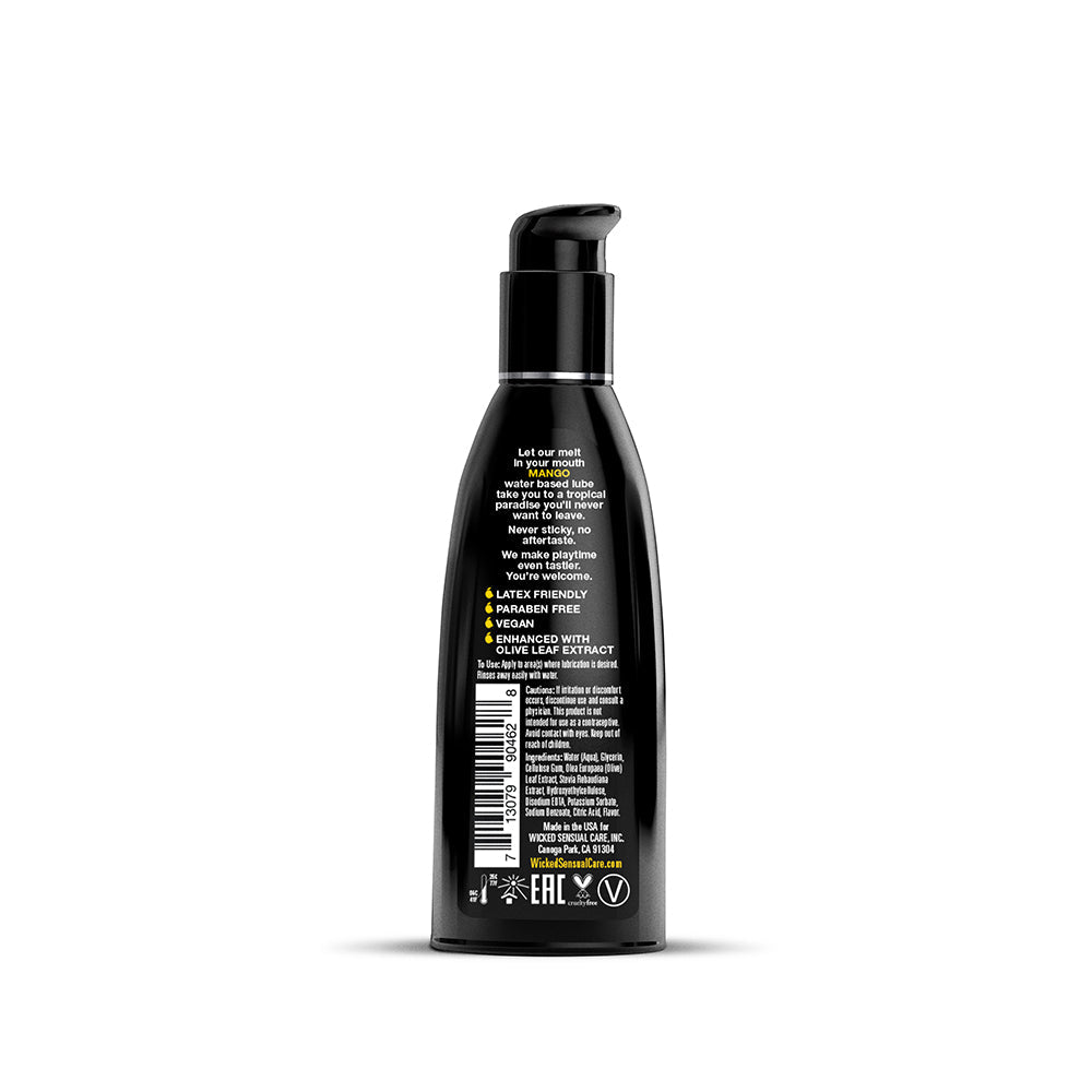 Wicked Aqua Mango Water-Based Lubricant 2 oz. - Headshop.com