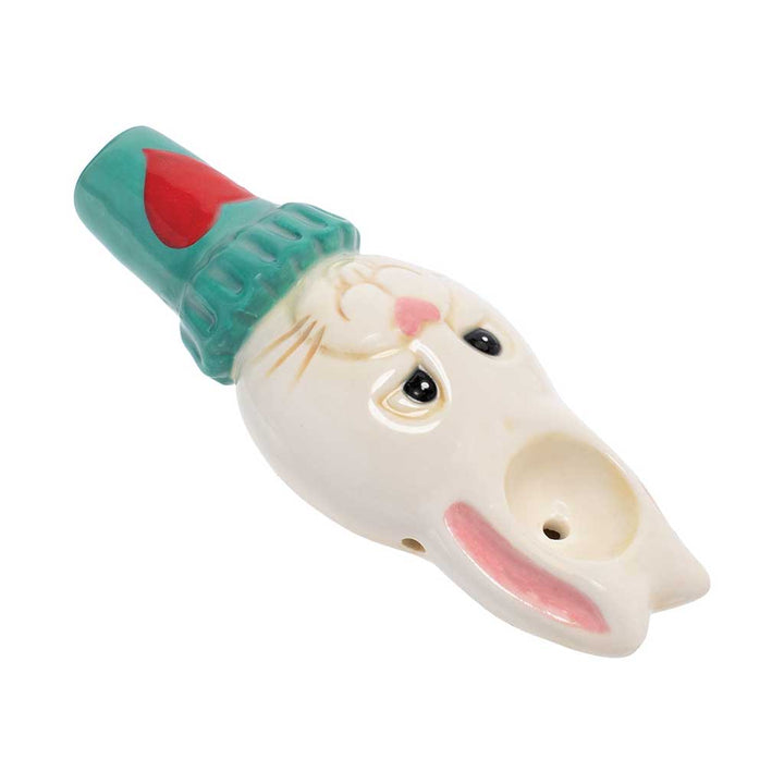 WHITE RABBIT CERAMIC PIPE