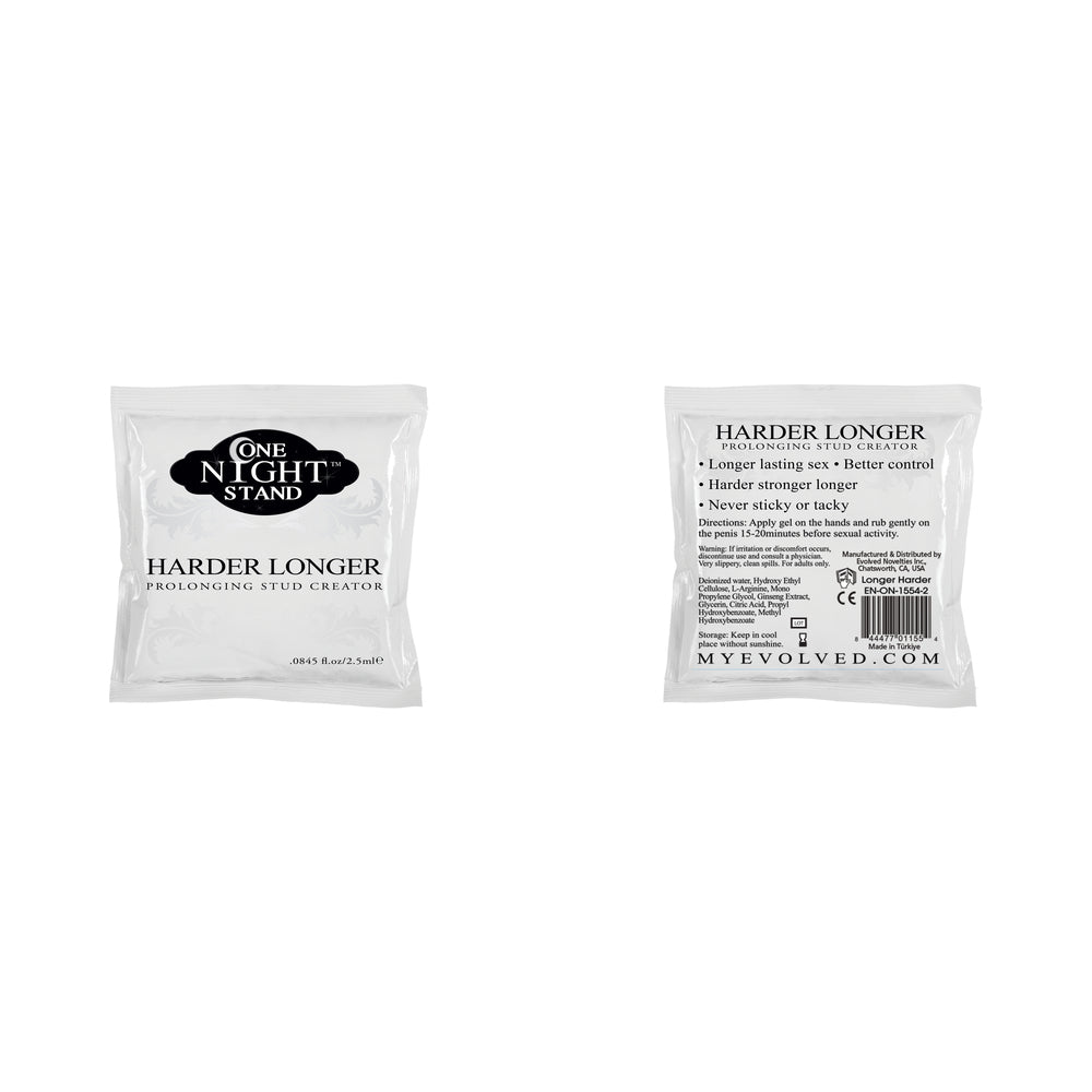 Evolved One Night Stand Harder Longer Male Enhancement Gel 2.5 ml Foil - Headshop.com