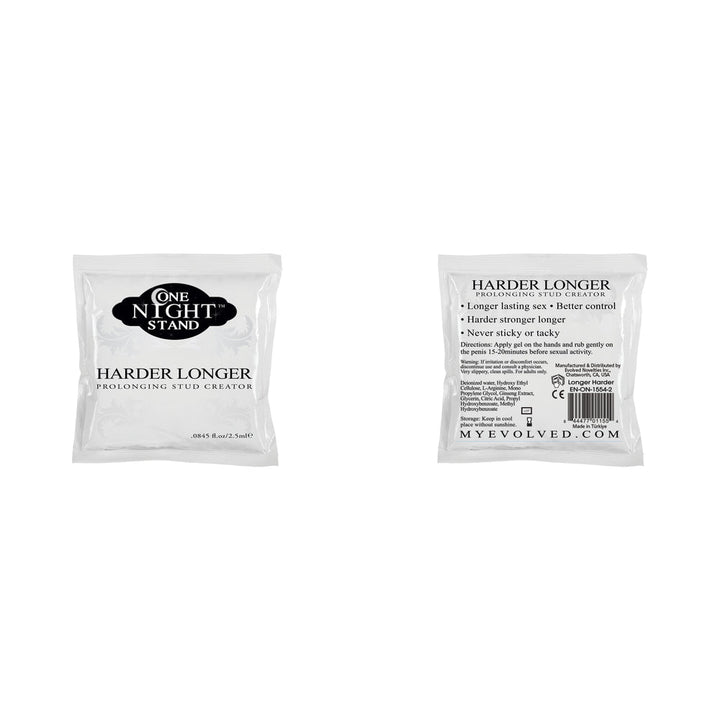 Evolved One Night Stand Harder Longer Male Enhancement Gel 2.5 ml Foil - Headshop.com