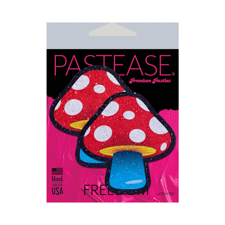 Pastease Mushroom: Colorful Shroom Nipple Pasties - Headshop.com