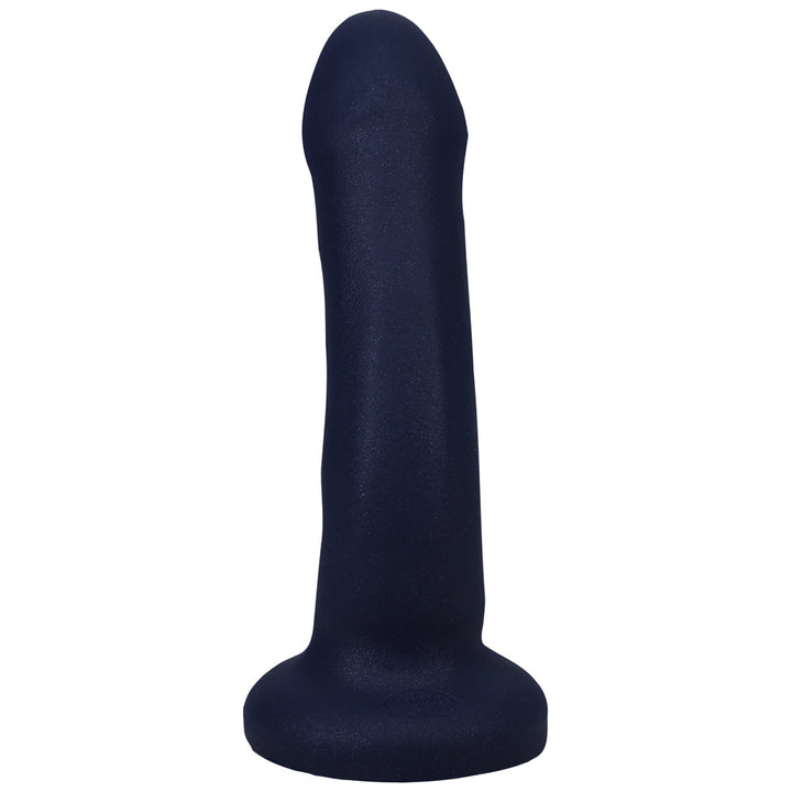 Tantus Curve 6.5 in. Dildo Medium-Firm Sapphire - Headshop.com