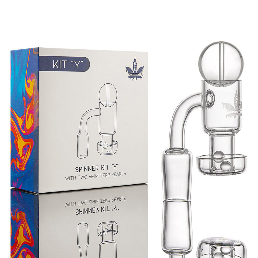 aLeaf Quartz Banger Spinner Kit - Y / 14mm M - Headshop.com