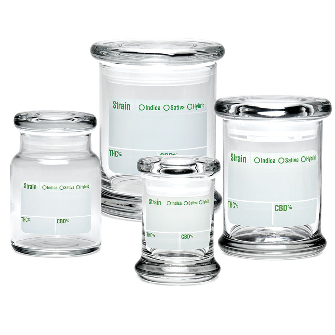 420 Science Pop Top Jar - Clear Write & Erase - Headshop.com