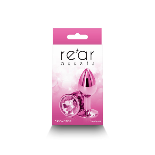Rear Assets Metal Anal Plug Small Pink - Headshop.com