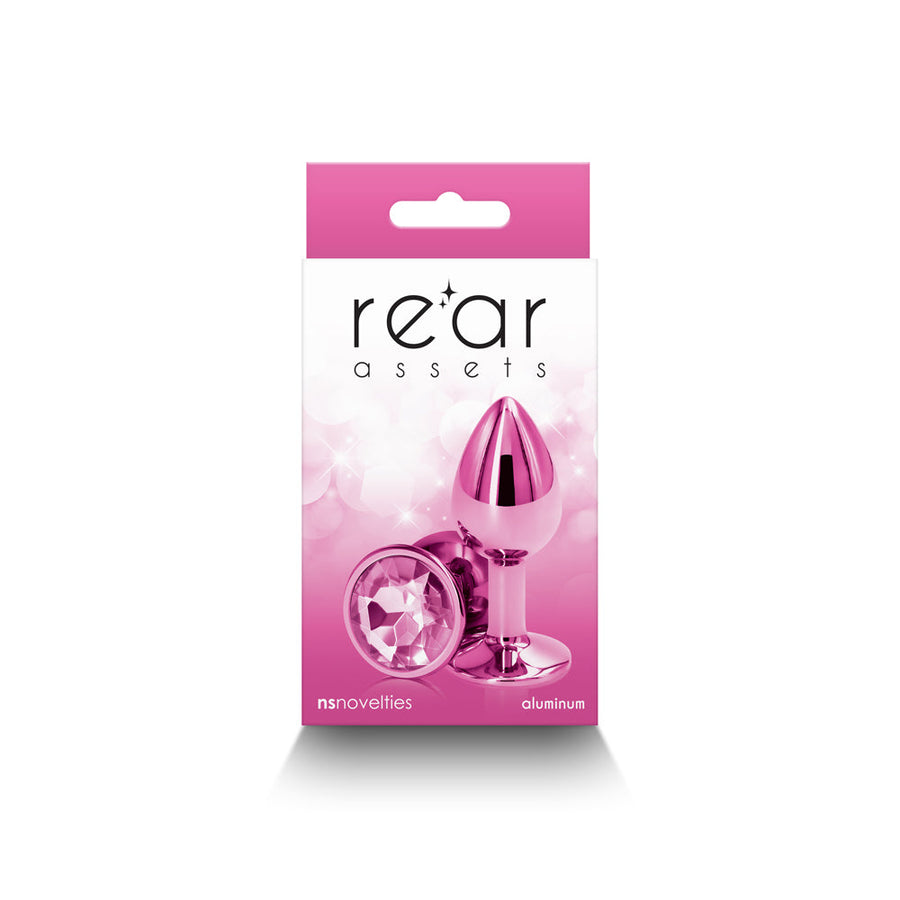 Rear Assets Metal Anal Plug Small Pink - Headshop.com