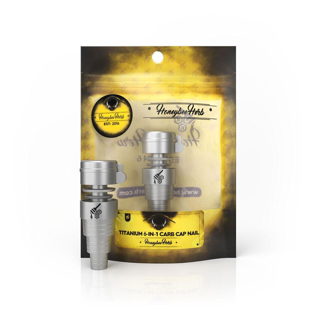 TITANIUM 6 IN 1 CARB CAP DAB NAIL - Headshop.com