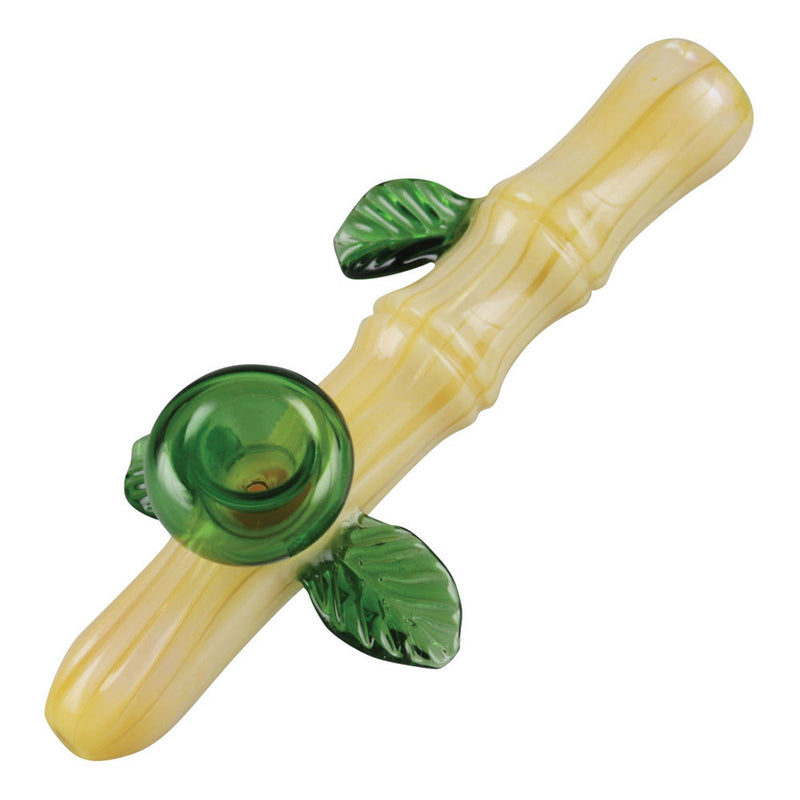 Bamboo Glass Hand Pipe - 6.5" - Headshop.com