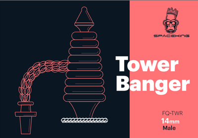 Space King Tower Banger - Handmade - Headshop.com