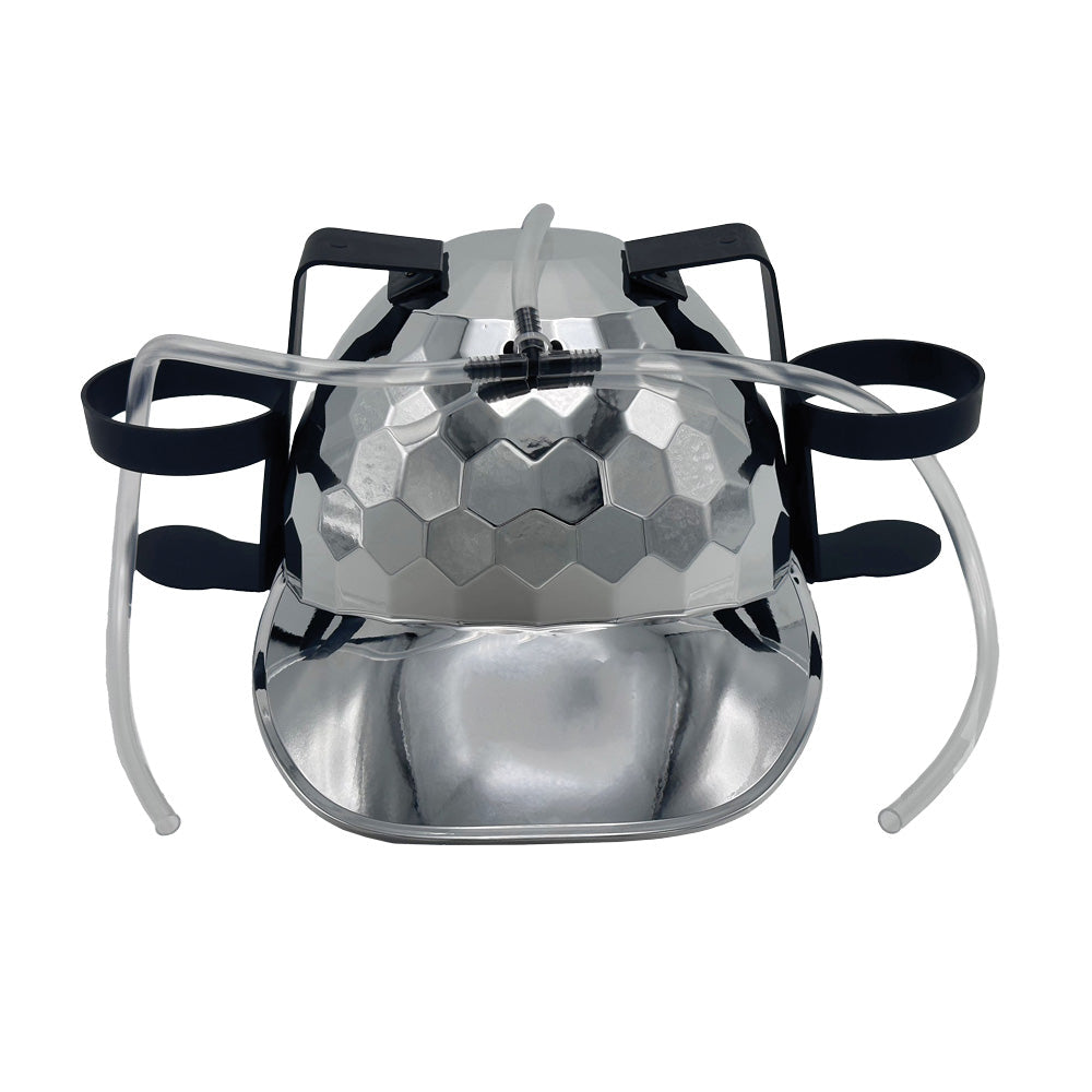 Disco Ball 2-Can Drinking Hard Hat - Headshop.com