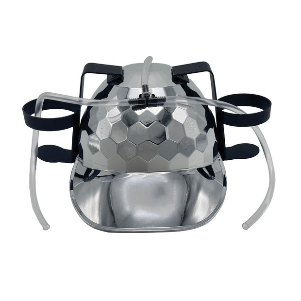 Disco Ball 2-Can Drinking Hard Hat - Headshop.com