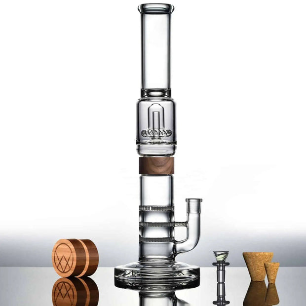 Vitae Glass 16" Tri-UFO Bong - Headshop.com