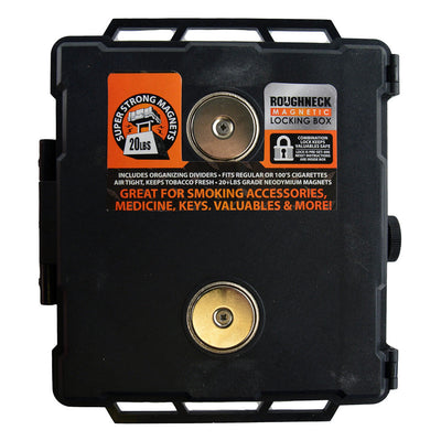 6PC DISP - Roughneck Magnetic Locking Box - 6"x5.5" - Headshop.com