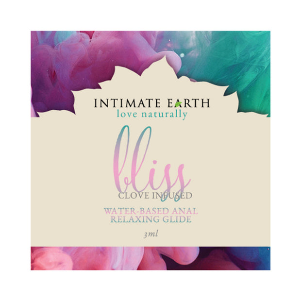 Intimate Earth Bliss Anal Relaxing Waterbased Glide 3 ml/0.10 oz/0.10 oz Foil - Headshop.com