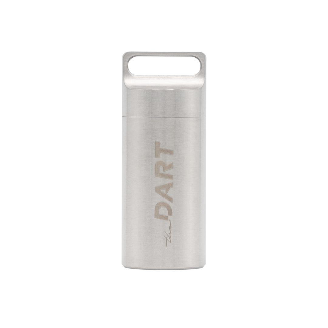 Dart Premium Smell Proof Canister (Silver) - Headshop.com